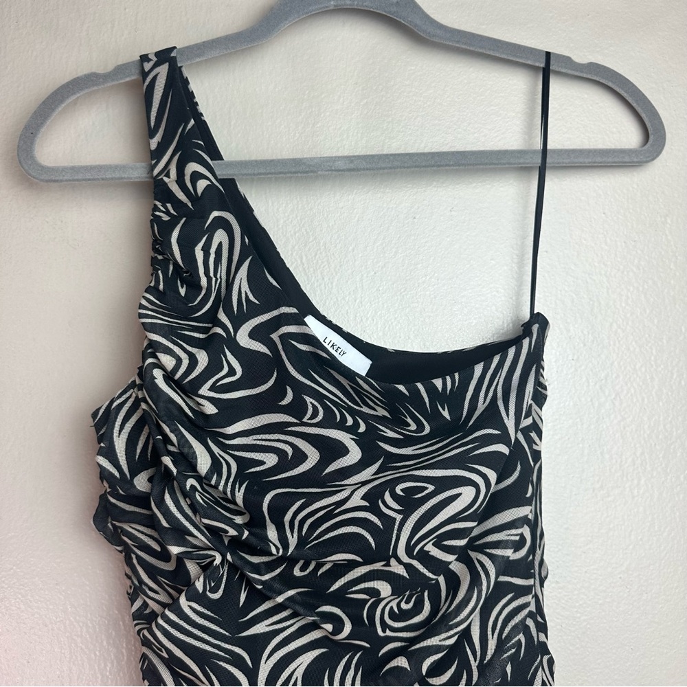 Likely Gemella Dress in Black/Cream Color Sz 2 - Picture 3 of 9